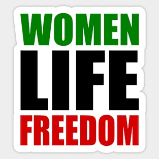 WOMEN LIFE FREEDOM Sticker